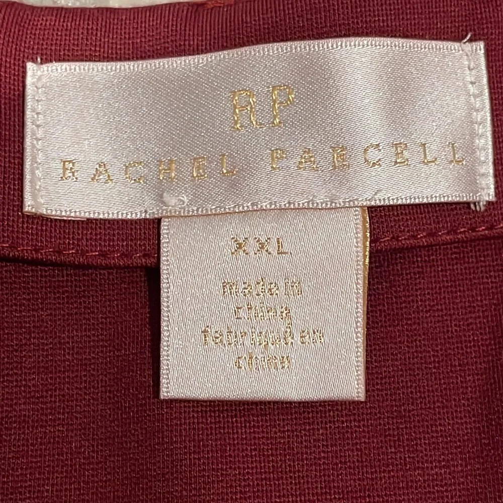 SOLD - NWT Rachel Parcell Square Neck Fit & Flare Dress in Red Cordovan Sz XXL - Picture 12 of 16